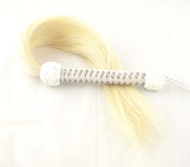 Blonde Horse Hair Flogger