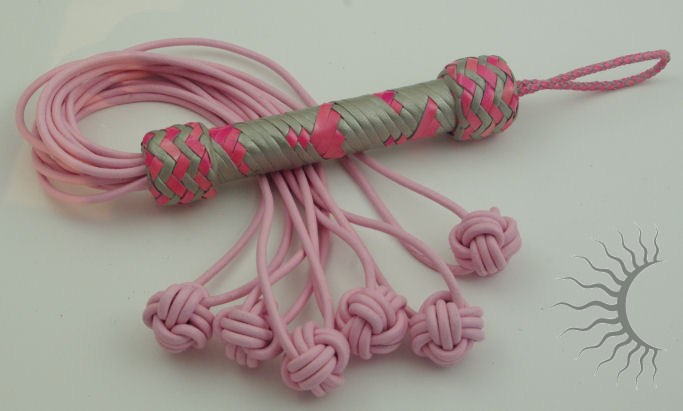 Pink Fist Knot Flogger - Click Image to Close