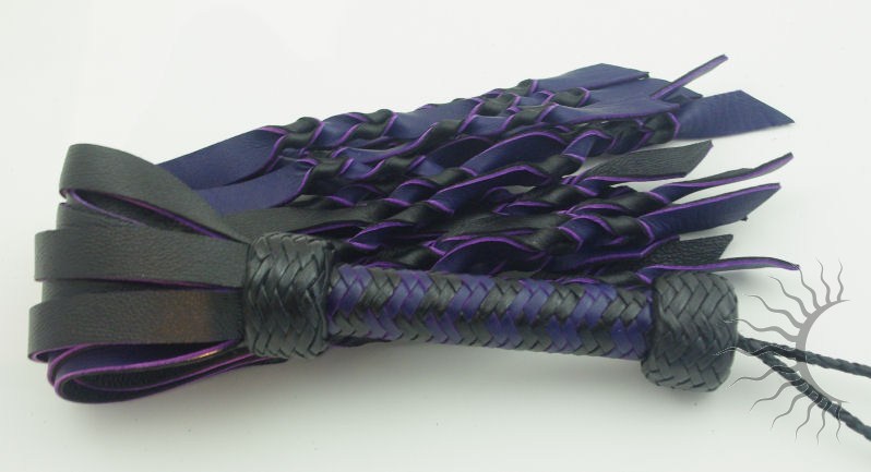 Purple Inside Out Flogger - Click Image to Close