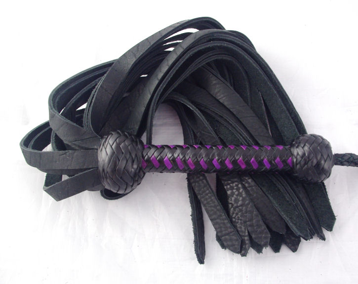 Black Bison with Black and Purple Handle - Click Image to Close