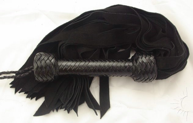Suede Mop with Black Handle