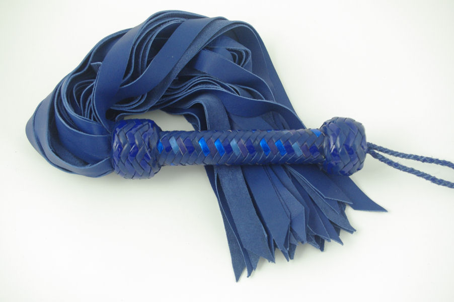 Blue Garment Flogger - Click Image to Close