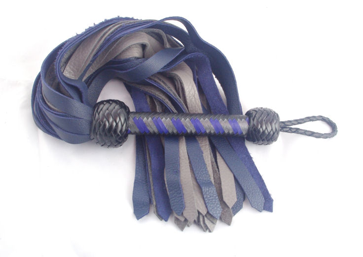 Blue and Grey New Zealand Deer Flogger - Click Image to Close