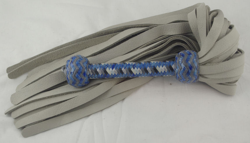 Grey Elk Showpiece Flogger - Click Image to Close