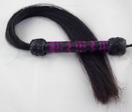 Horse Hair with Purple Handle - Click Image to Close