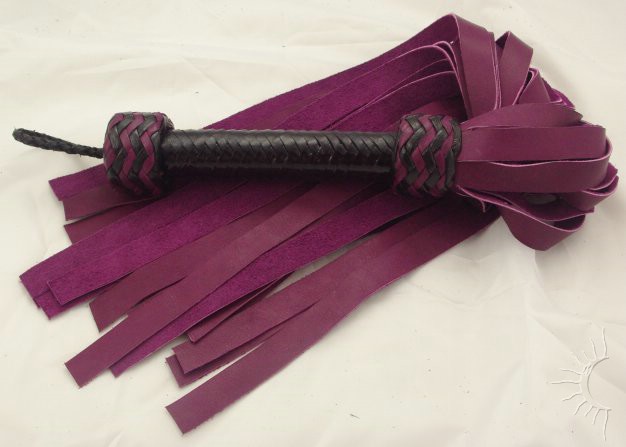 Purple Chap Flogger - Click Image to Close