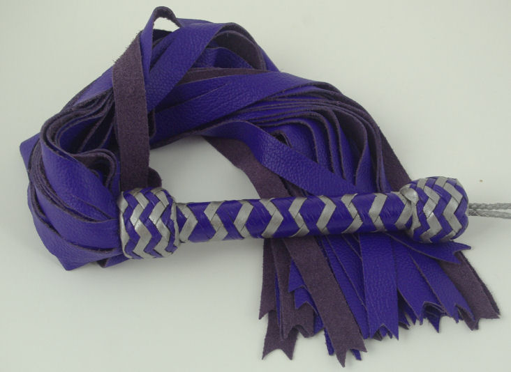 Purple Garment Flat Fall Flogger - Click Image to Close