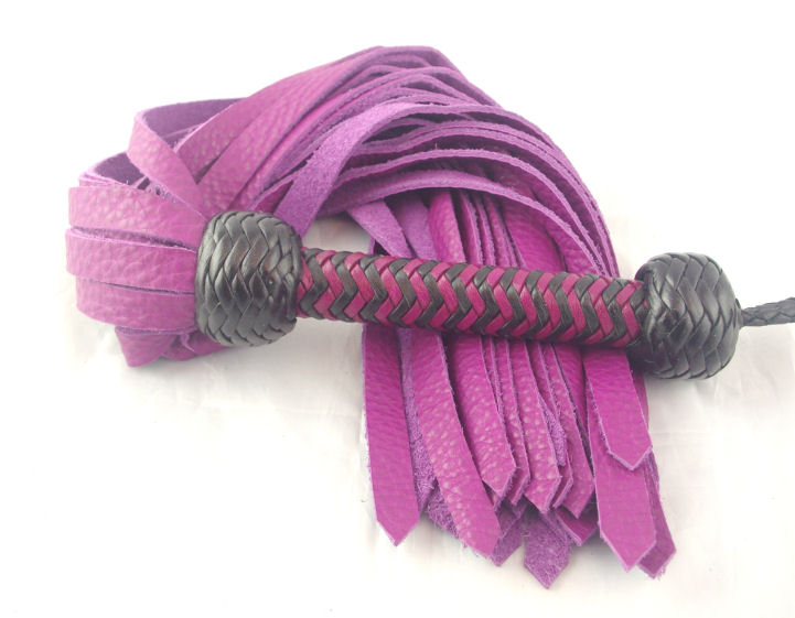 Fuscia Bullhide Flogger