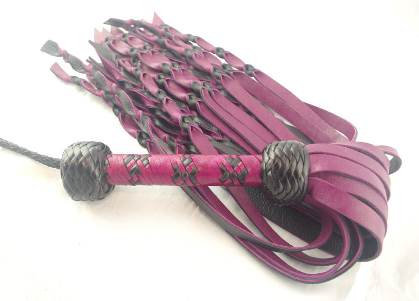 Fuscia Inside Out Flogger - Click Image to Close