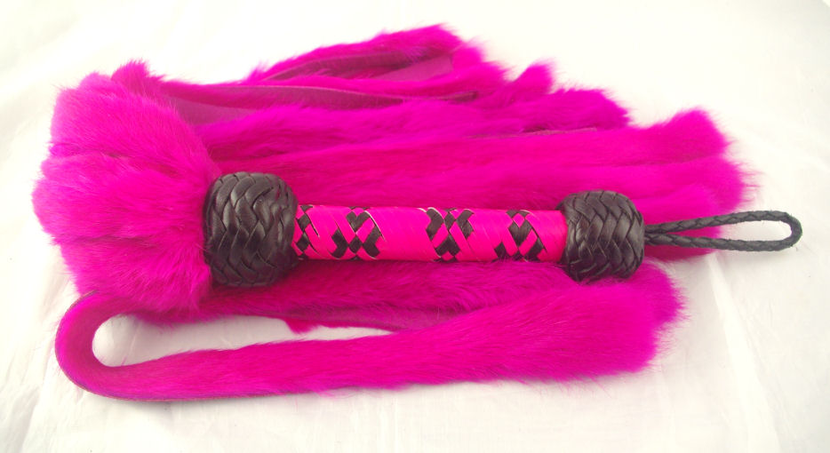 Pink Rabbit and Suede Flogger - Click Image to Close