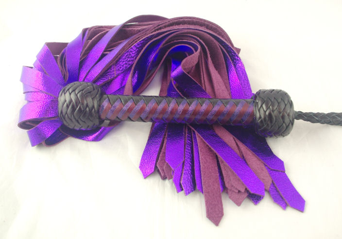 Purple Metallic Chap Flogger Purple Metallic Chap Flogger