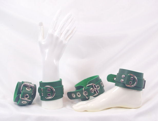 Green Roller Buckle Restraint Set - Click Image to Close