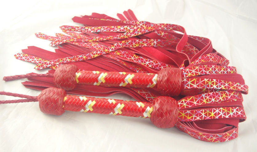 Red Fancy Falls Flogger Set