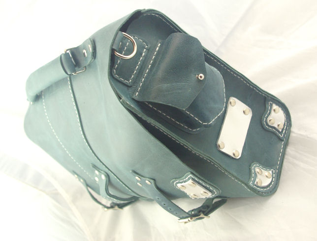 Teal Briefcase bag - Click Image to Close