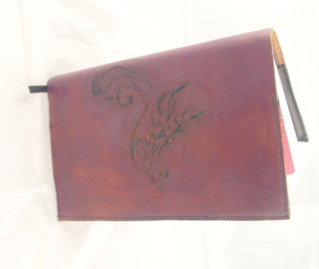 Tribal Bird Leather Journal